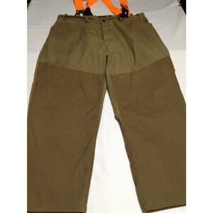 Guide Series Men’s 42x30 Upland Brush Pants Hunting Briar Guard Khaki Suspenders